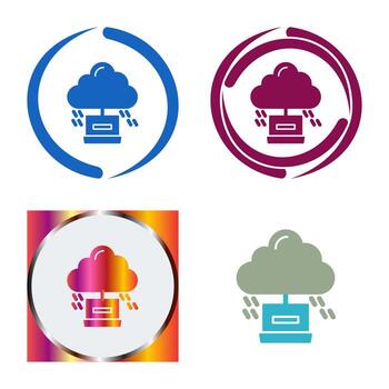 Cloud Computing Vector Icon
