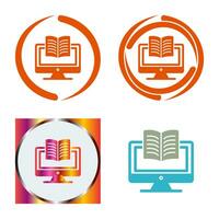 Digital Learning Vector Icon