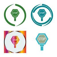 Stop Sign Vector Icon