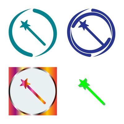 Unique Magic Vector Icon
