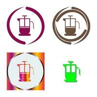 French Press Vector Icon