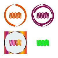 Magnetic Waves Vector Icon