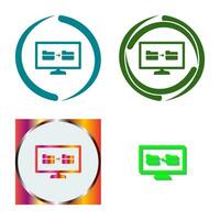 Unique File Sharing Vector Icon