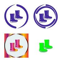 Unique Boots Vector Icon