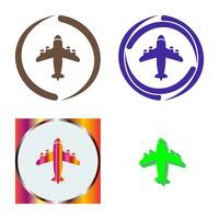 Flying Airplane Vector Icon