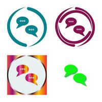 Conversation Bubbles Vector Icon