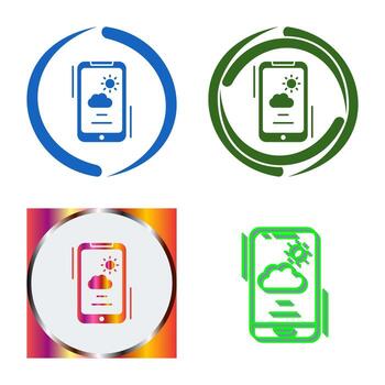 icono de vector de nube