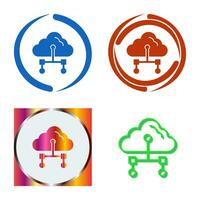 Internet Cloud Vector Icon