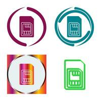 Sim Card Vector Icon