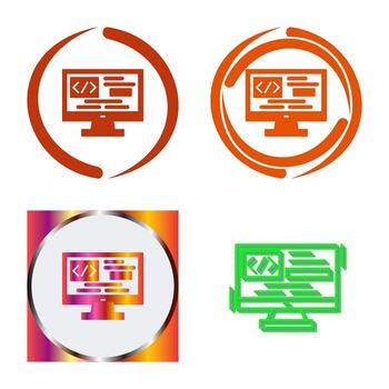 Coding Vector Icon