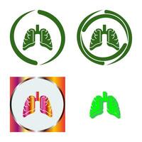 Lungs Vector Icon