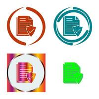Valid Document Vector Icon