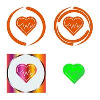 Heart Beat Vector Icon