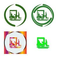 Forklift Vector Icon