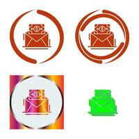 Mail Coin Vector Icon