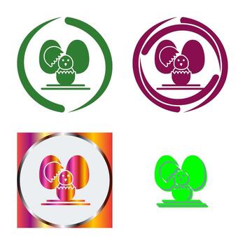 Pascua de Resurrección vector icono