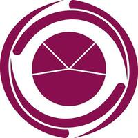 Pie Chart Analysis Vector Icon