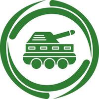 icono de vector de tanque de infantería