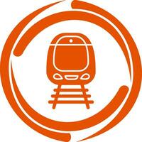 icono de vector de tren