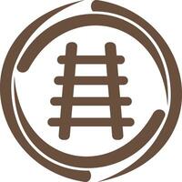 Train Tracks Vector Icon