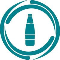 icono de vector de botella de cerveza