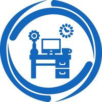 Work Table Vector Icon