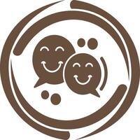 Chatting Vector Icon