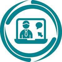 Online Interview Vector Icon