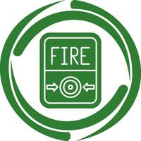 Fire Button Vector Icon