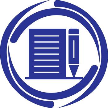 nota, vector, icono vector