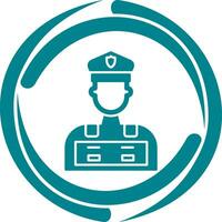 Police Man Vector Icon