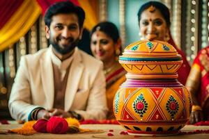 indian wedding photography in bangalore. AI-Generated photo