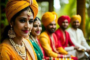 indian wedding in bangalore. AI-Generated photo