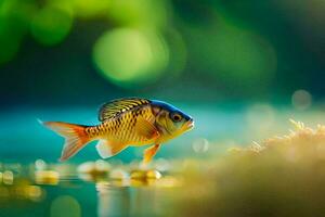 photo wallpaper the fish, water, plants, plants, plants, water, plants, plants,. AI-Generated