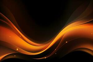 Abstract wavy background wallpaper. Golden color. photo