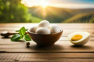 the benefits of eating eggs. AI-Generated photo