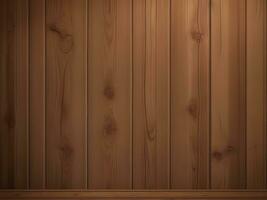 Free Premium Wooden Terrace Wood Tabletops Elevate Your Outdoor Space, Generative AI photo