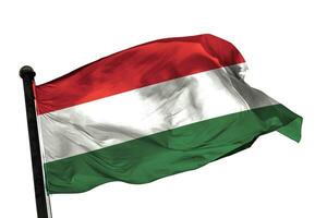 Hungary flag on a white background. - image. photo