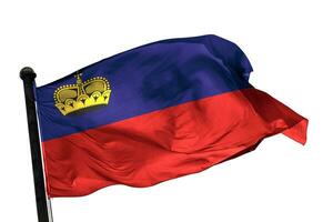 File Liechtenstein flag on a white background. - image. photo