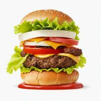 gratis el mejor caliente picante hamburguesa fotografía imágenes será satisfacer tu antojos, generativo ai foto