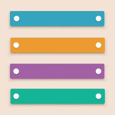 four labels set