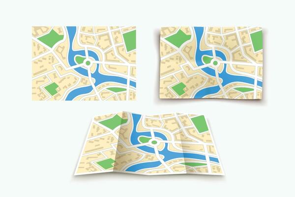 paper maps set
