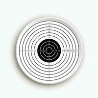 target front isolated vector