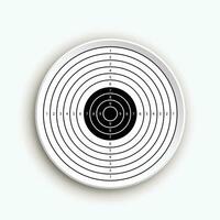 target front isolated vector