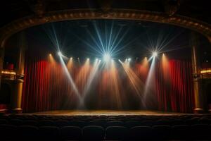 teatro luces oscurecimiento como el audiencia caídas dentro callado anticipación foto