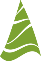 verde Natale albero decorazione e design. png