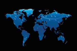 mundo mapa 01 vector