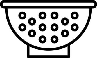 Colander Vector Icon Design