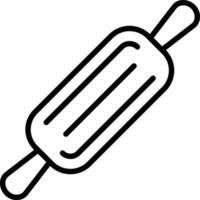 Rolling Pin Vector Icon Design