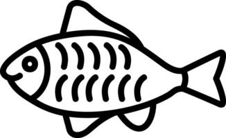 diseño de icono de vector de pescado